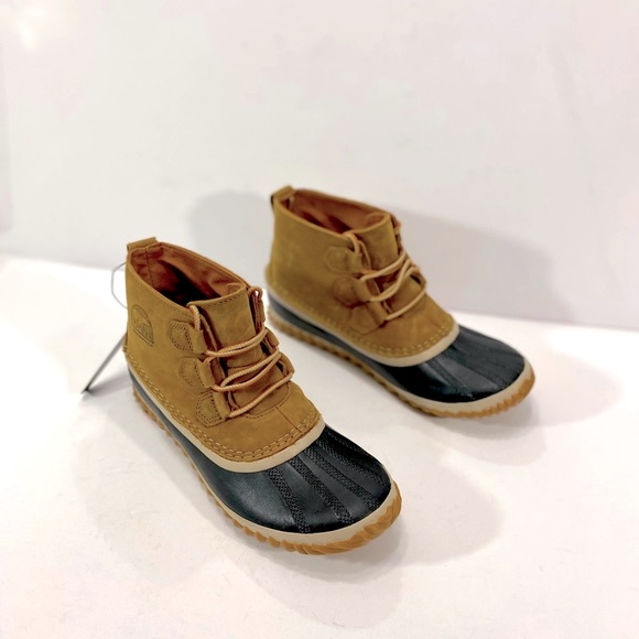 New Sorel Women’s Out N' About Leather Duck Boots - Picture 5 of 15